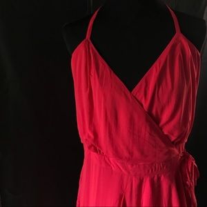 GAP Red Wrap Dress